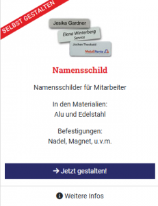 Namensschild